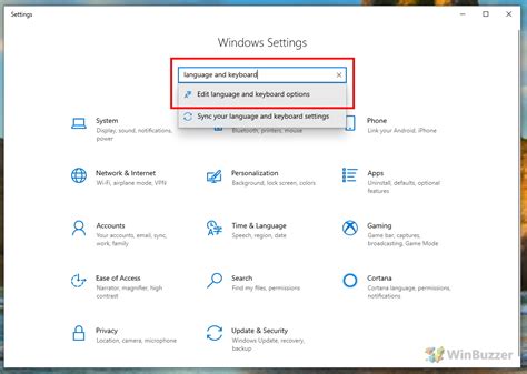 keyboard language settings windows